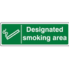 Designed Smoking Area Signs
