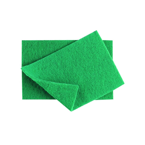 Green General Purpose Hand Scourer - Pack of 10 - Bunzl Clean