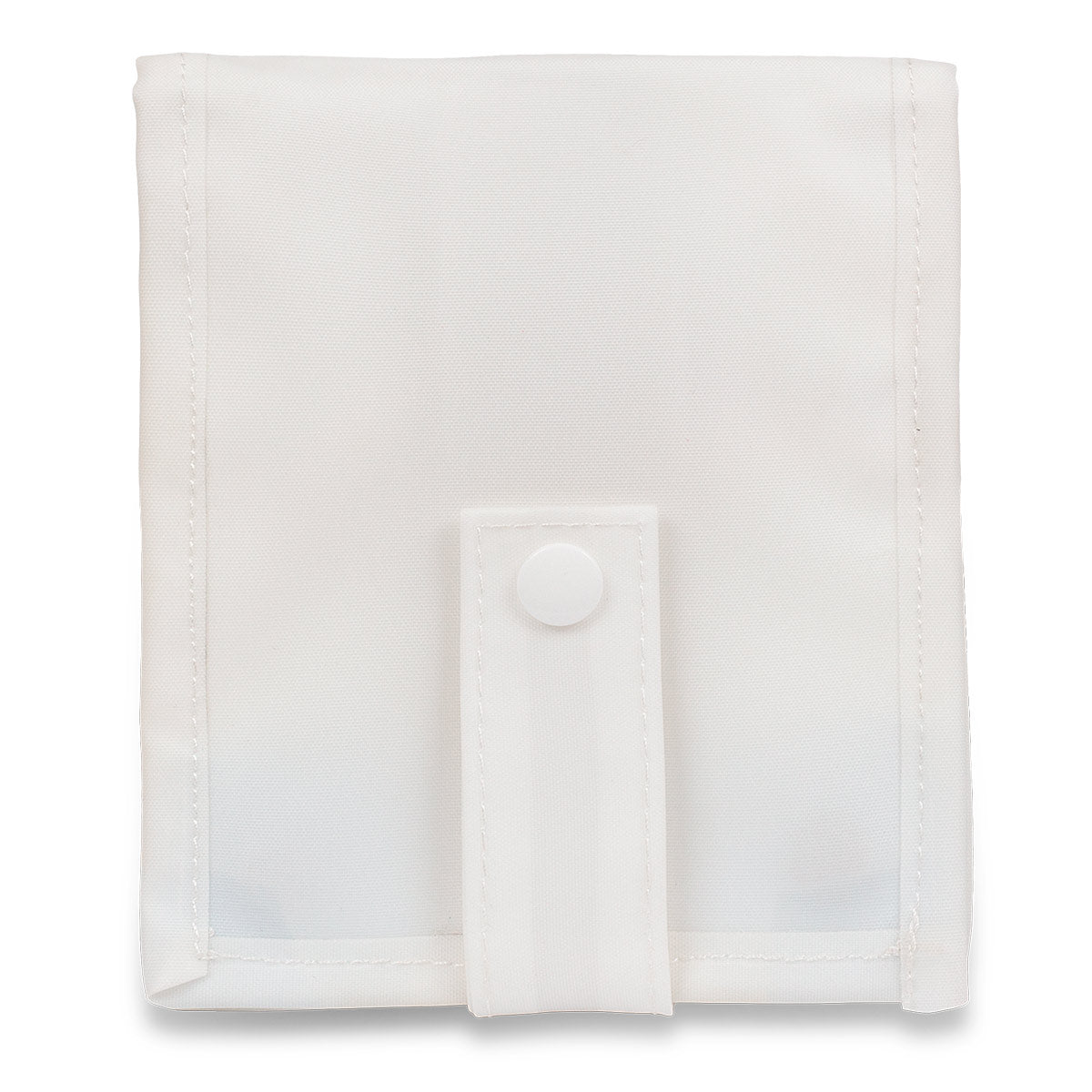 White Elite Bags KEEN's nurse's organiser with a button on a white background