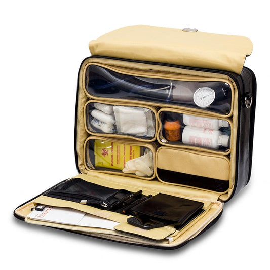 Elite Doctors Bag - Black - EB12.007 -