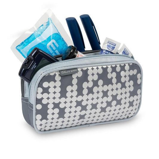 Dia's Cool Designs Diabetes Bag - Silver -