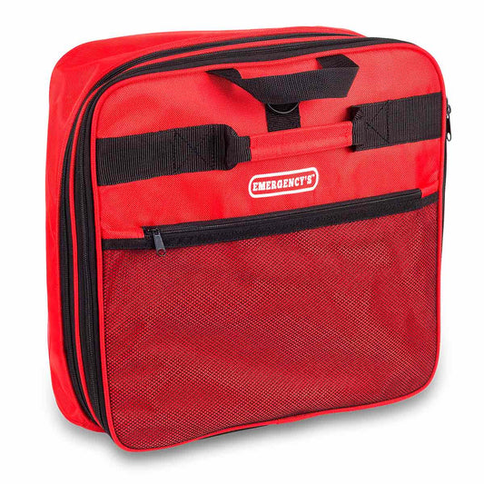 Firefighter Bag - PPE Hose Pack Bag w/ Wheels - Red -
