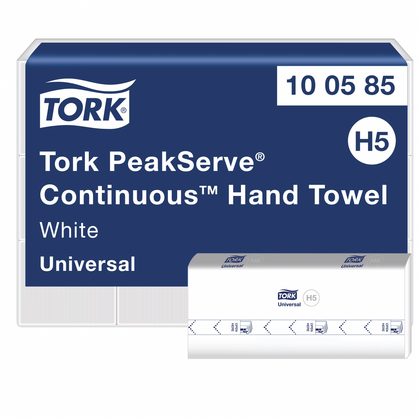 Tork PeakServe® Continuous™ Paper Hand Towels White H5 - Case of 12 -