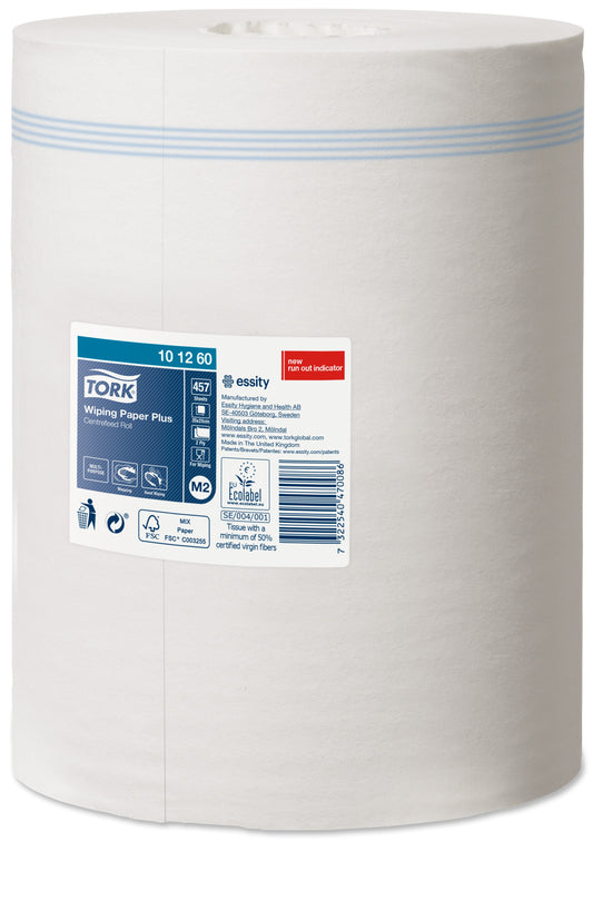Tork Centrefeed Wiping Paper Plus White M2 x 6 -