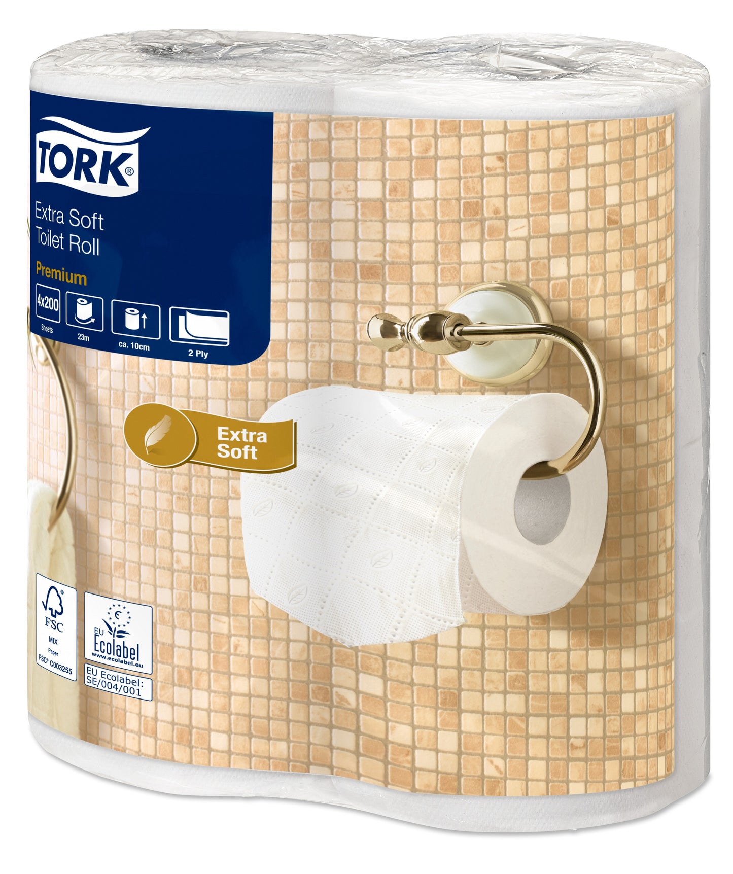 Tork Extra Soft Conventional Toilet Roll Premium – 2 Ply - 40 Rolls -
