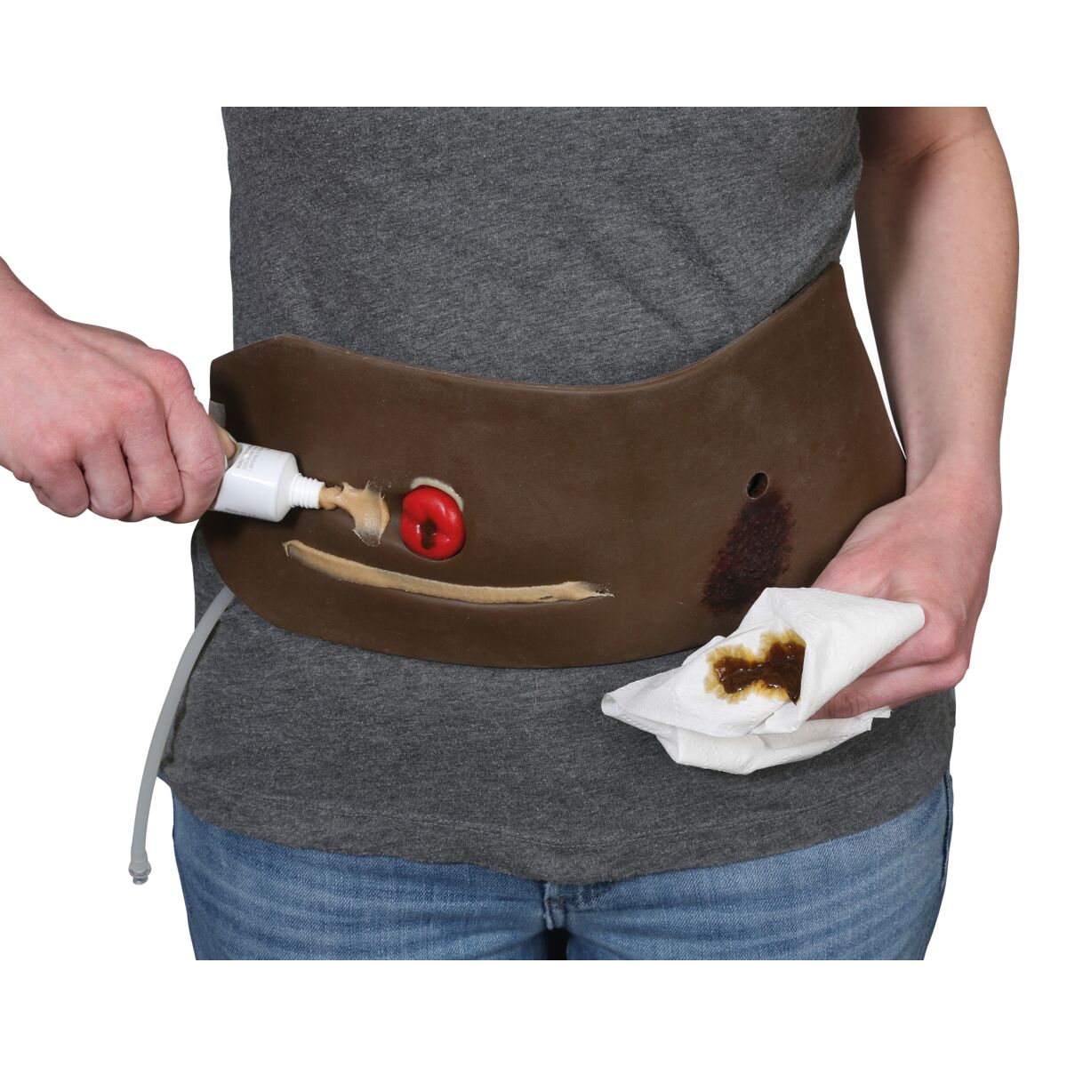Ostomy Pouching Trainer™ - Dark Skin