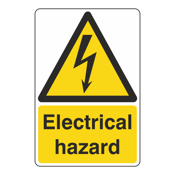 Electrical Hazard Sign -
