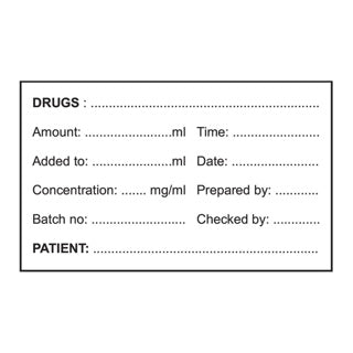 Medication Labels Clinics - Drugs (200) -