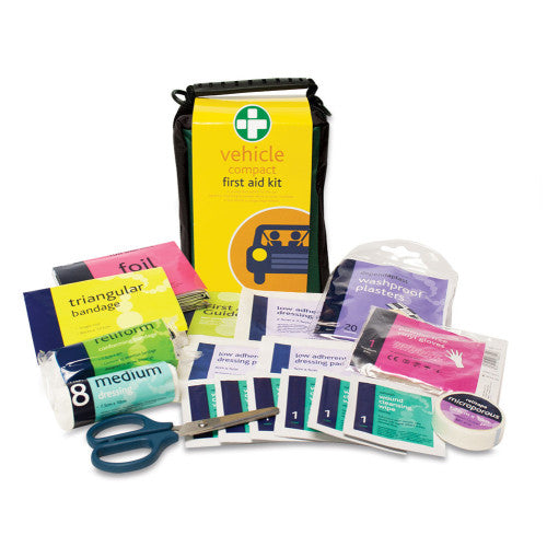 Compact Vehicle First Aid Kit in Helsinski Bag - Reliance