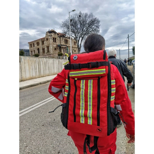 Quick Access BSL Backpack With Fast Opening System - Red -