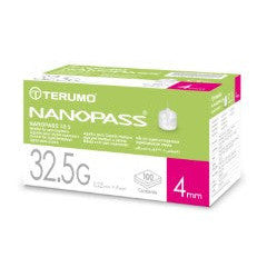 Nanopass® 32.5G Needle for Pen Injectors - 4mm - Pack of 100 -