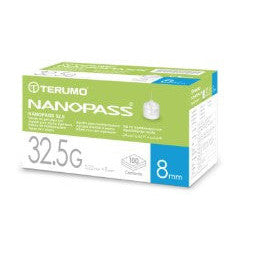 Nanopass® 32.5G Needle for Pen Injectors - 8mm - Pack of 100 -