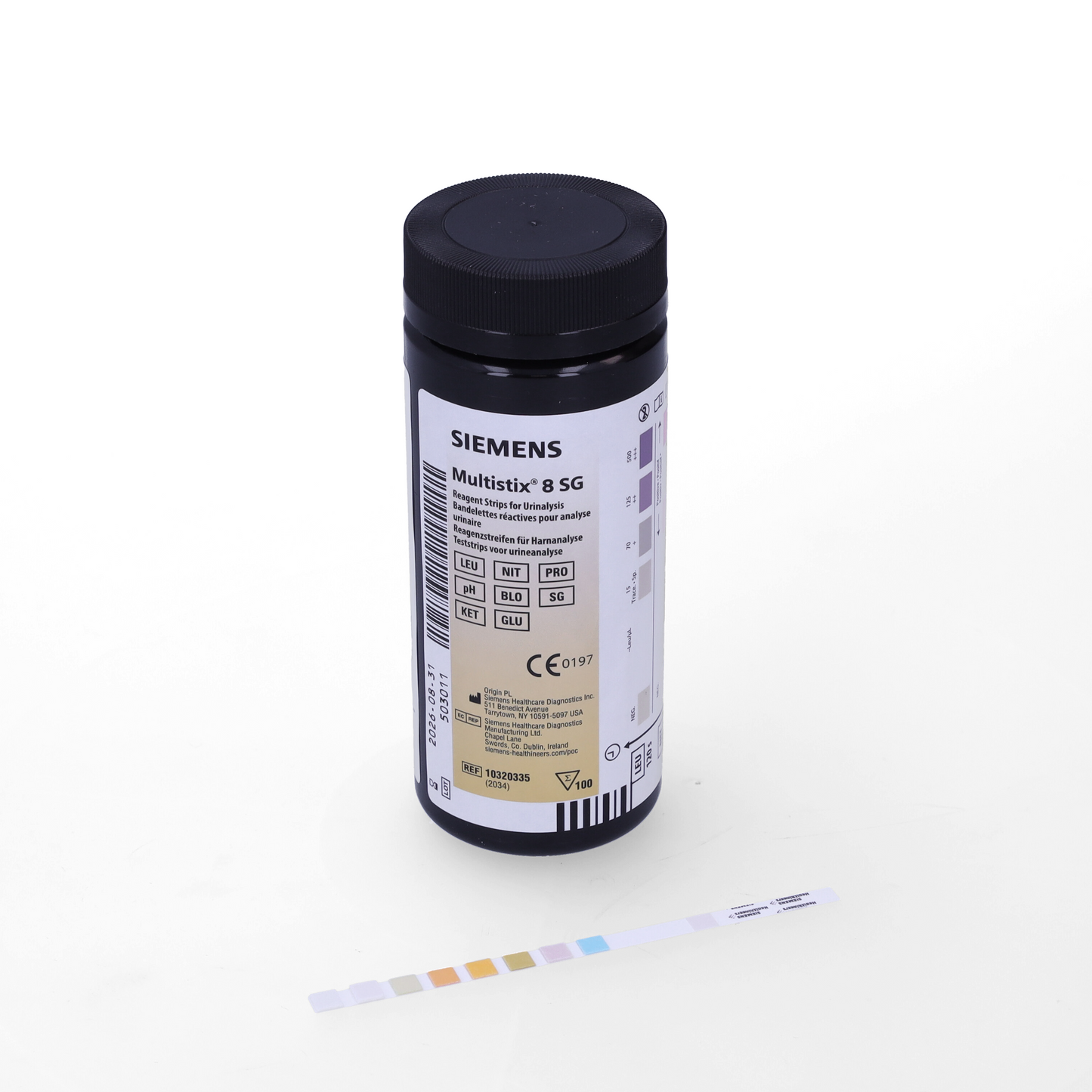 Siemens Multistix 8SG Urinalysis Strips x 100 -