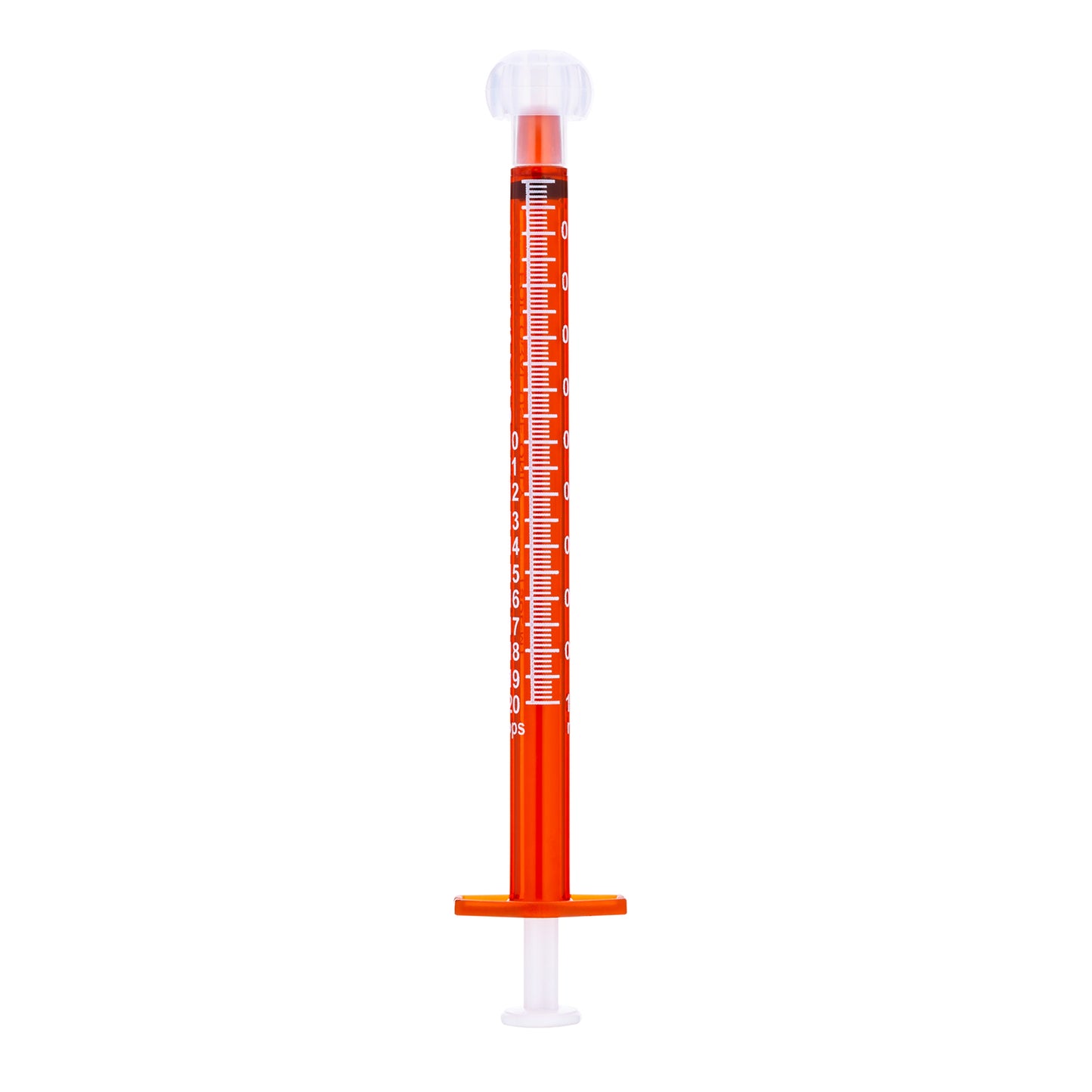1 ml Amber Sol-M™ Oral Dosing Syringe with Tip Cap - Box 100 -