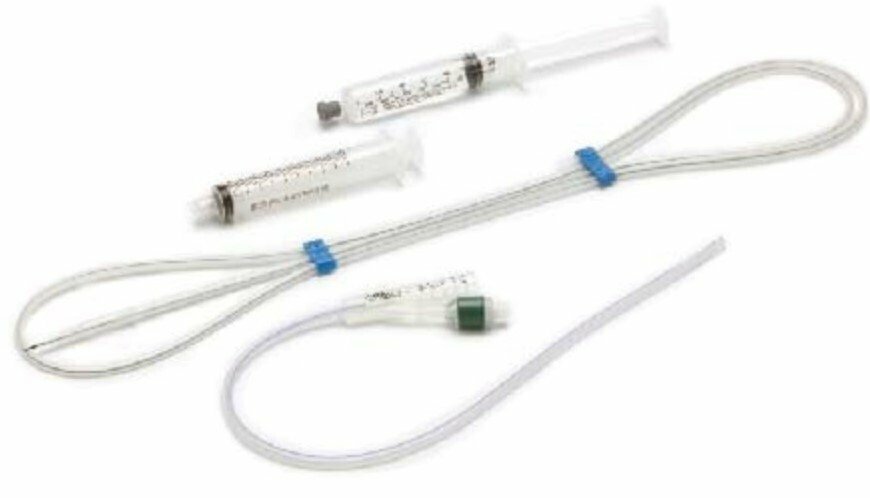 Silicone 2-Way Foley Catheter Exchange Kit - Open Tip with Guidewire -