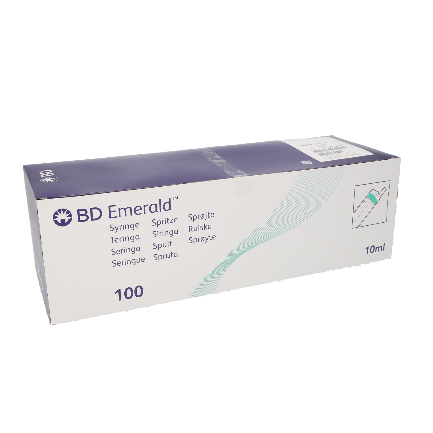 BD Emerald™ 3-Piece Syringe without needle - 10ml - Box of 100 -