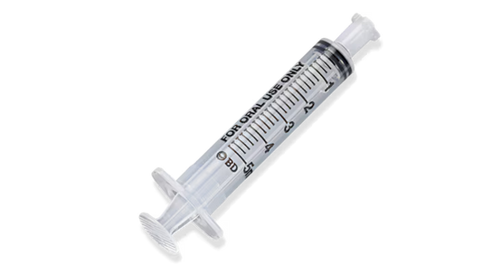 BD 5ml Clear Oral Syringe - Box of 100 -