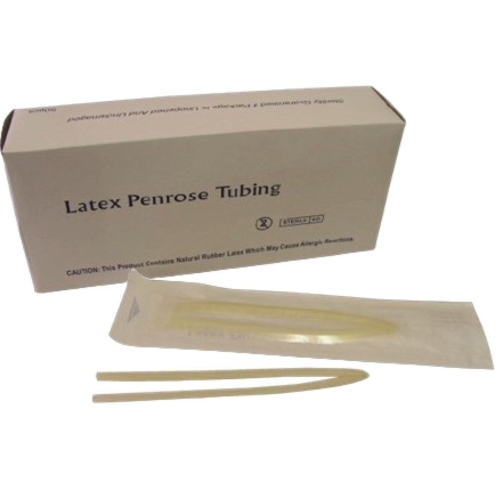 Latex Penrose Drain 0.625cm x 40cm - Sterile