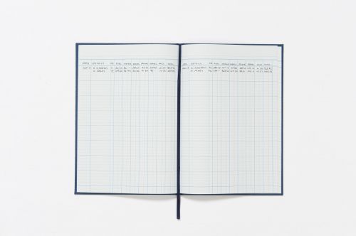 Guildhall Account Book Casebound 298x203mm 7 Cash Columns 80 Pages Blue 31/7Z - Vow