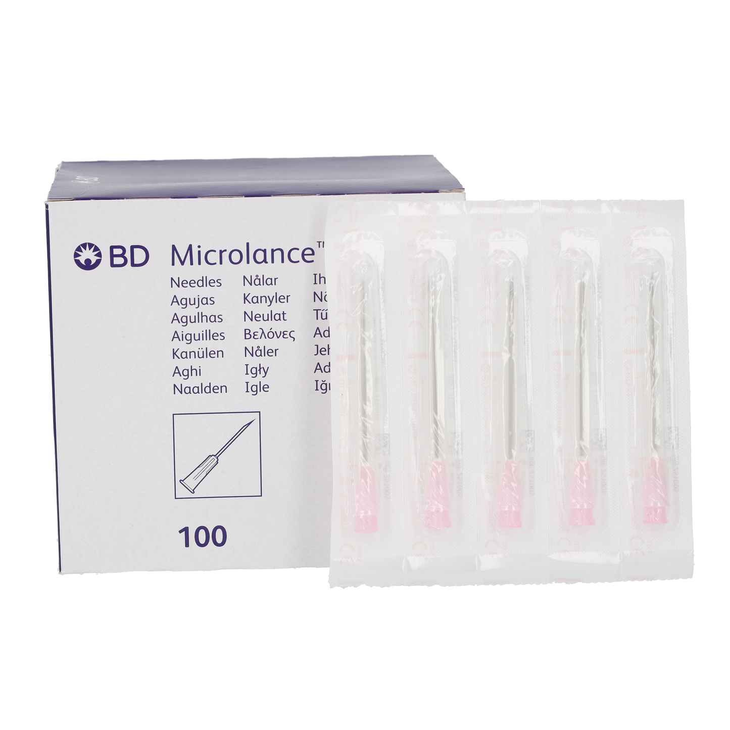 BD Microlance 3 Needles 18g x 2" x 100 -
