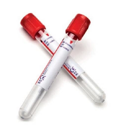 BD Vacutainer Tubes for Serum Analysis - Silica (clot activaotr) Tubes 4 ml x 100 - CLEARANCE due to short date - Becton Dickinson