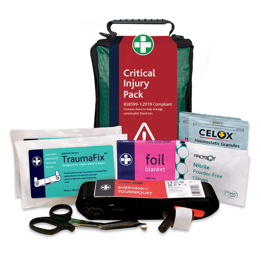 BS8599-1:2009 Critical Injury Pack in a Stockholm Bag - Reliance