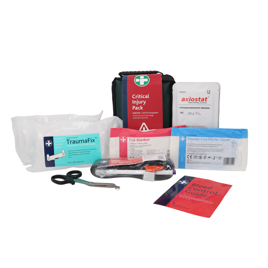 BS8599-1:2009 Critical Injury Pack in a Stockholm Bag