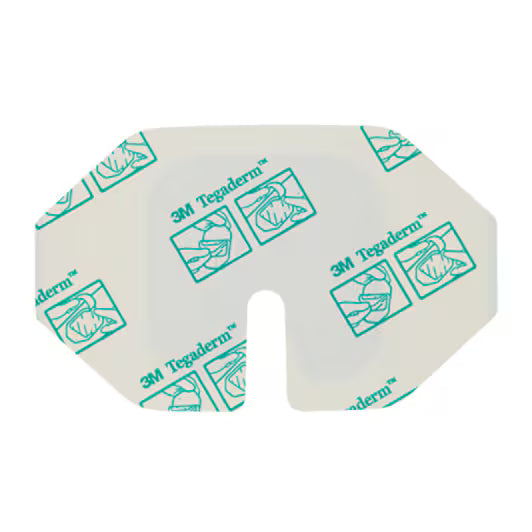 3M Tegaderm Short-Term Peripheral IV Dressing - 6 x 7cm - Case of 400 -