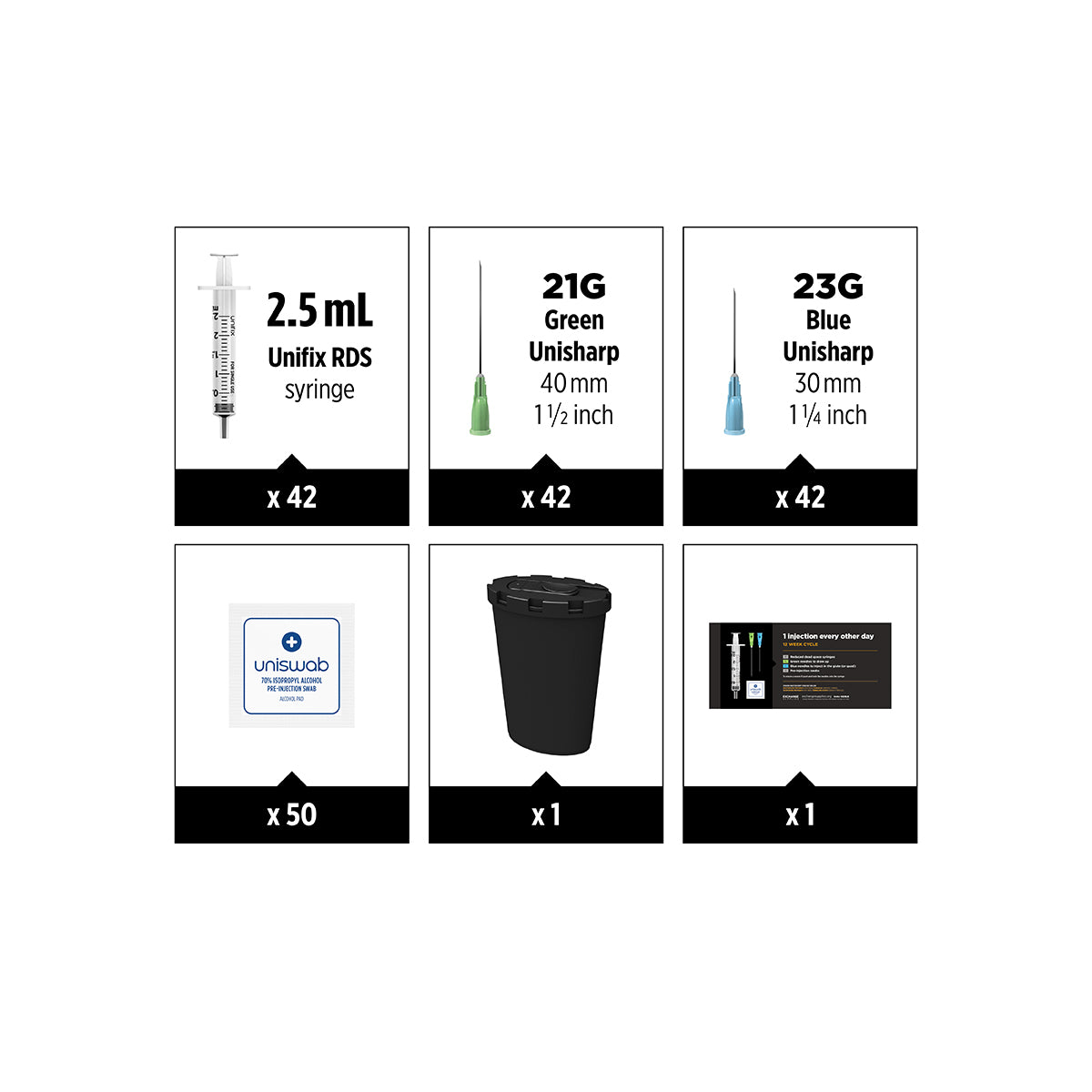 Steroid 12 Week Cycle Kit- 42 syringes