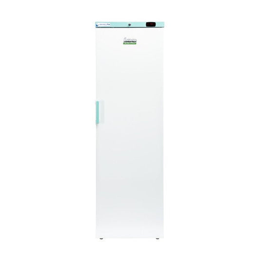 White refrigerator on a white background