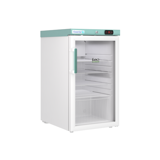 Pharmacy Essential 120 Litre Under-Counter Fridge - Glass Door