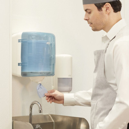 Tork Reflex Centrefeed Roll Blue 2Ply - 473263 - Single Roll - 19.4cm x 150m - Tork