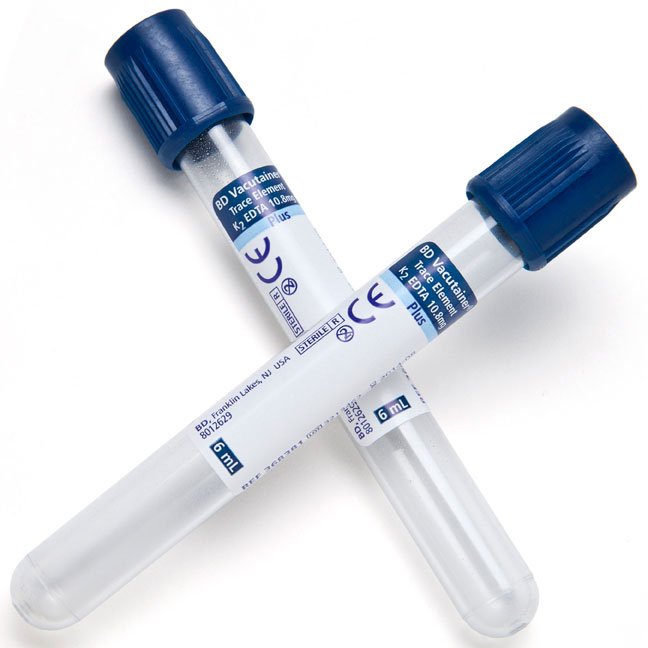 BD Vacutainer® Specialty Tubes K2EDTA 6ml - Box of 100