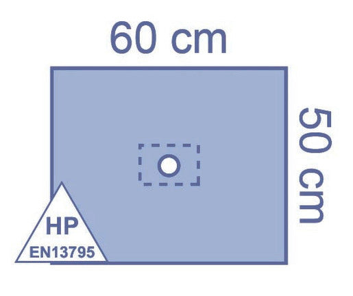 AD Fenestrated Sterile Drape 500 x 600MM - Pack of 80 -