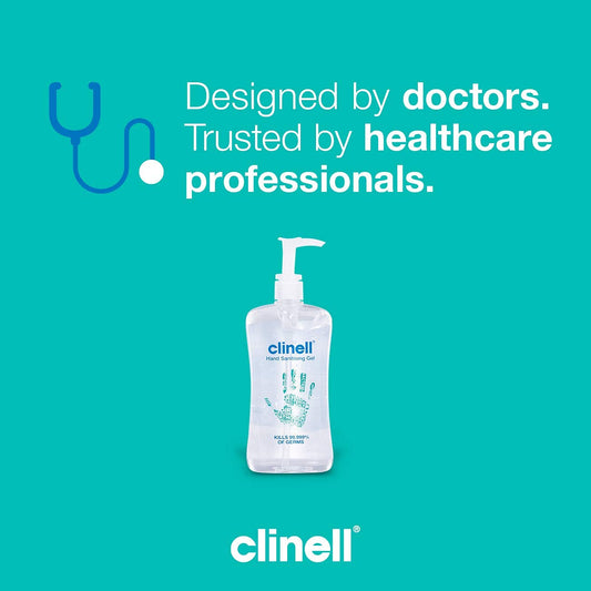Clinell Instant Hand Sanitiser - 500ml with Pump - Clinell