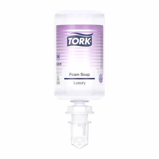 Tork Luxury Soft Foam Soap with Magnolia Extract - 6x 1 Liter Bottles -