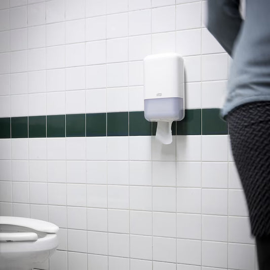 Tork Folded Toilet Paper Dispenser - White - Tork