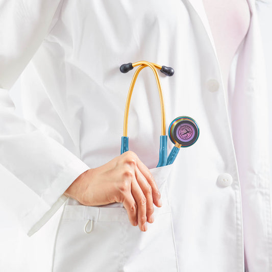 Littmann Classic III Monitoring Stethoscope: Caribbean Blue Rainbow 5807 -