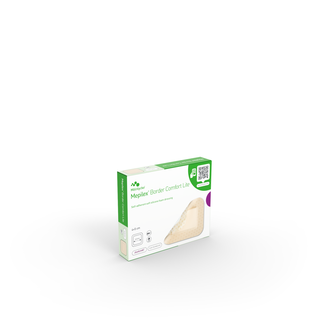 Mepilex Border Comfort Lite 4cm x 5cm - Pack of 10