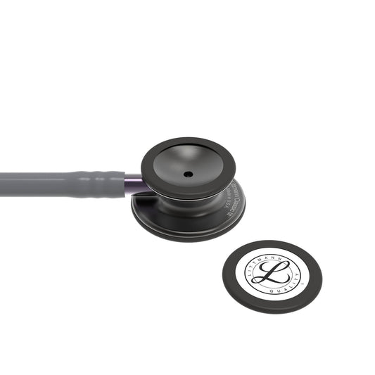 Littmann Classic III Monitoring Stethoscope: Smoke & Gray - Violet Stem 5873 - Freshers Voucher - Littmann Stethoscopes