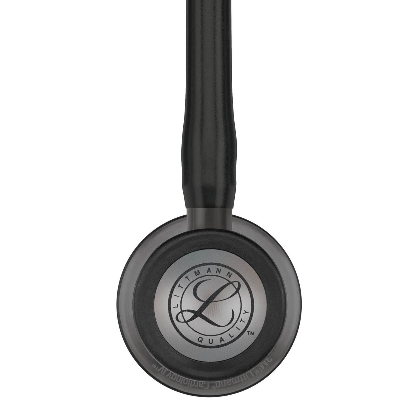 Littmann Cardiology IV Diagnostic Stethoscope: Black & Smoke 6162 - Over Engraved - Littmann Stethoscopes