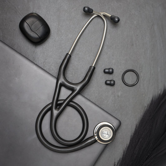 Littmann Cardiology IV Diagnostic Stethoscope: Satin Black Tube 6177C