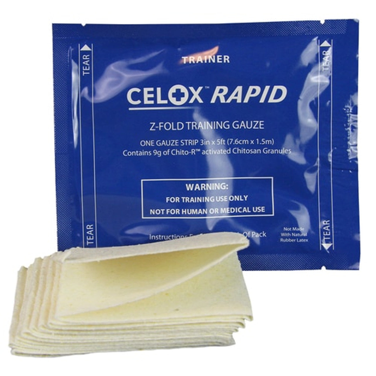 CELOX Gauze 5ft Z-Fold Training
