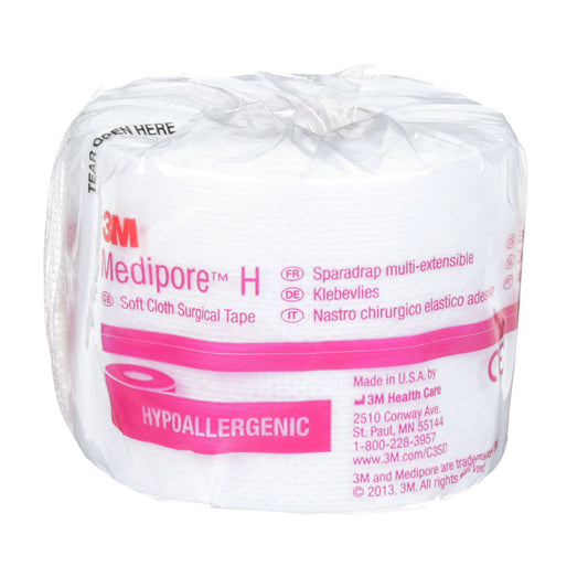 Medipore™ H Soft Cloth Medical Tape, 50mm x 9.1m - Box of 12 -
