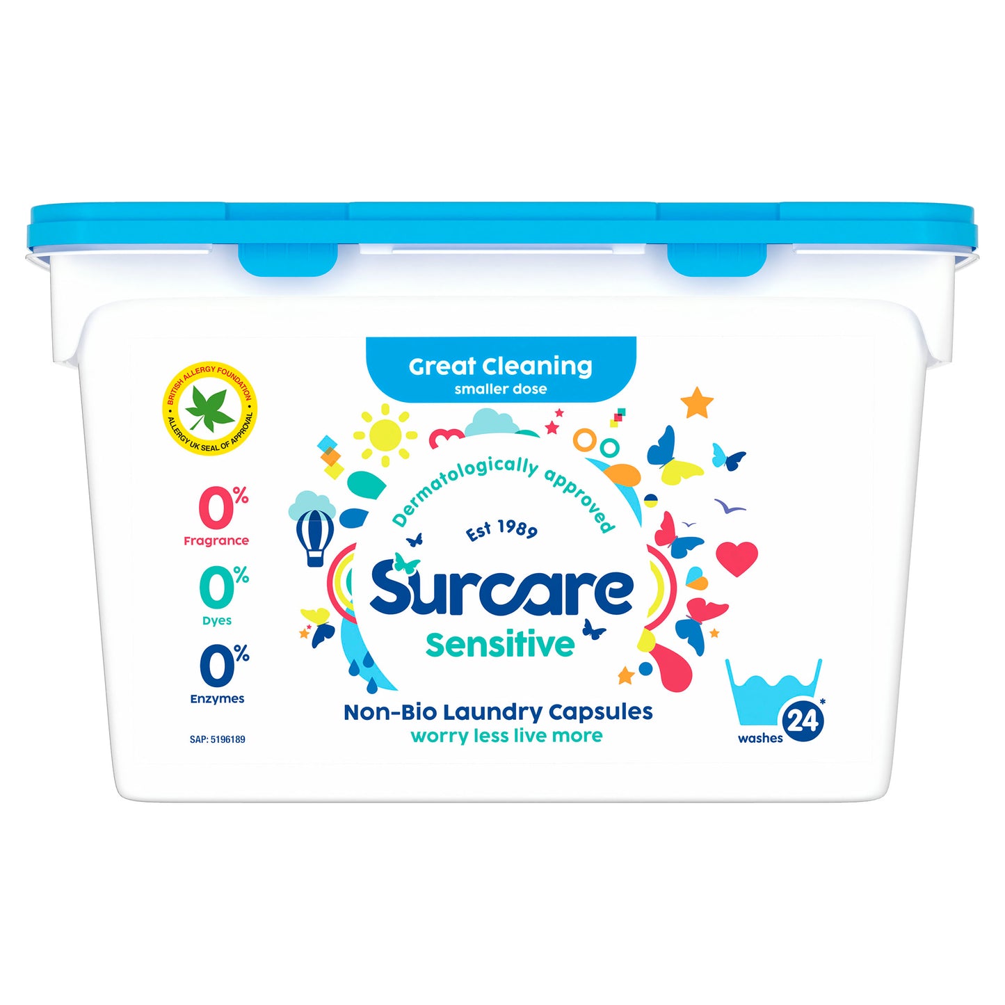 Surcare Washing Capsules 24 x 17ml Capsules -