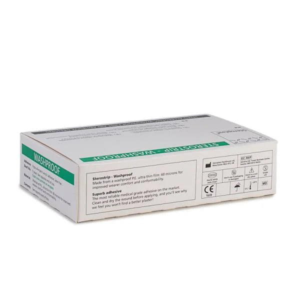 Hypo-Allergenic Washproof Plasters 5 assorted sizes - Pack of 100