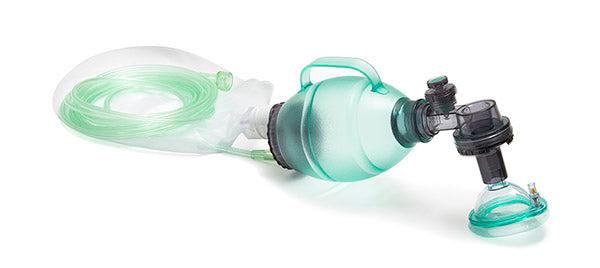 Paediatric BVM resus system, 550ml bag pressure relief valve (40cm H20), s 1 mask -Single - Intersurgical