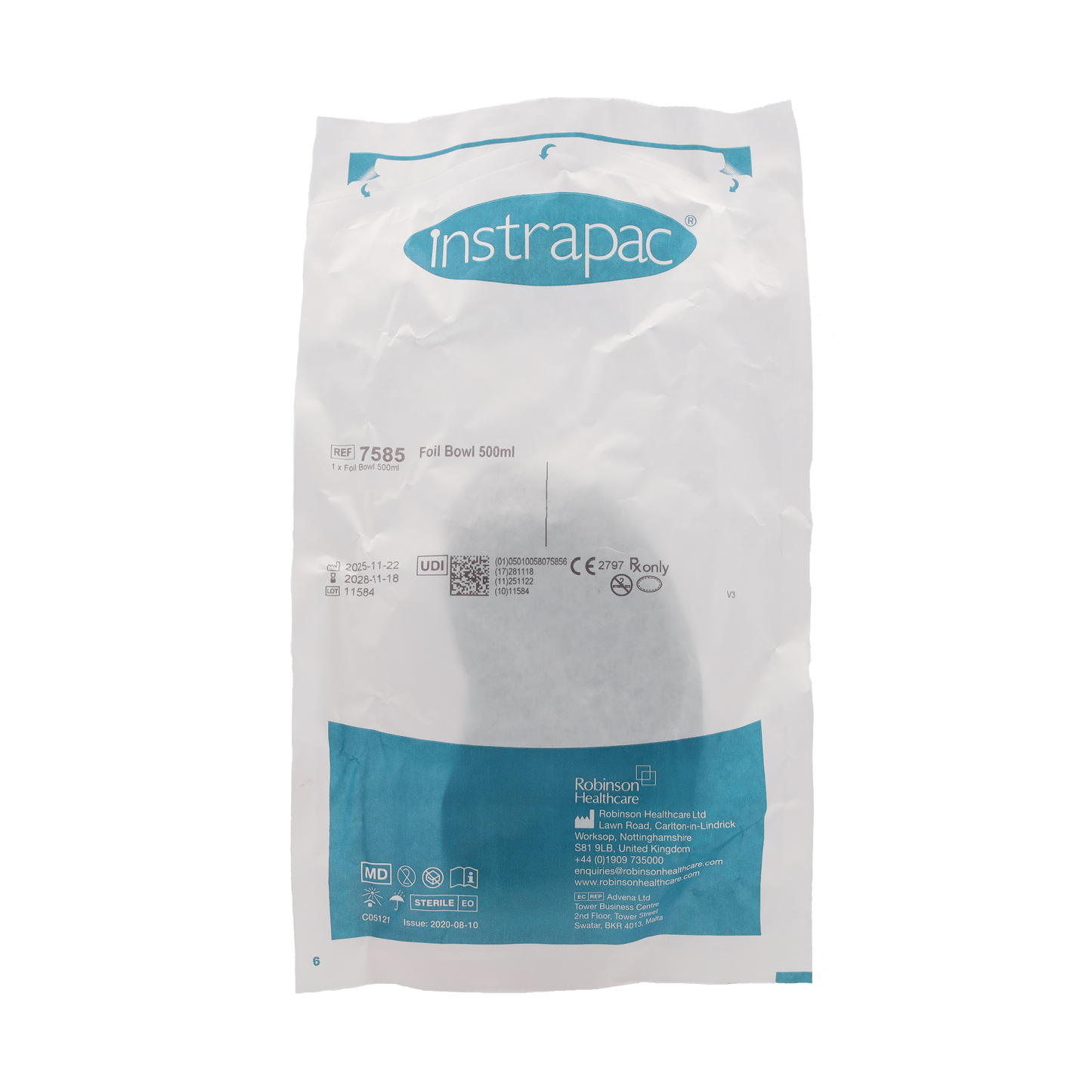 Instrapac Foil Bowl 500ml