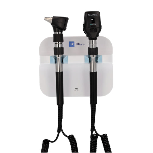 Welch Allyn GS 777 Elite Wall Unit - Coaxial Ophthalmoscope & Diagnostic Otoscope -