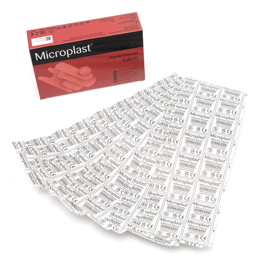 Microplast Fabric Plasters 7.5cm x 5cm (Box 50) -